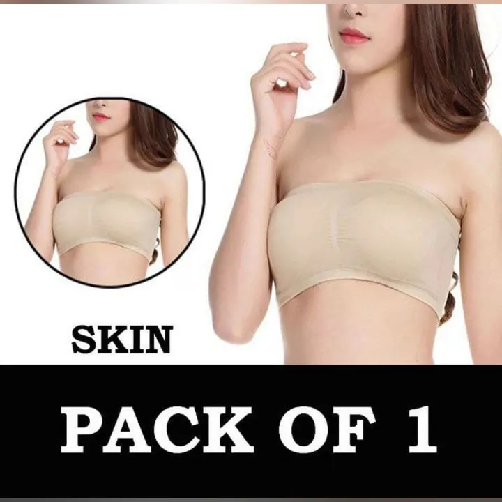 1Pc/%20Strapless%20Top%20TUbe%20Bra%20Non-Padded%20Basic%20Stretch%20Layer%20Brazeer%20for%20Women%20Fashion%20with%20Breathable%20Comfy%20%20-%20Ladies%20Comfortable%20Training%20Bras%20and%20Stretchable%20-%20Image%202