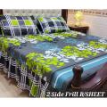 Cotton Frill Bedsheet 3pcs Frill Bed sheets. 