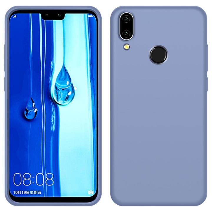 Liquid Silicone Soft Cover For Huawei Y9 2019 Shockproof Phone Case