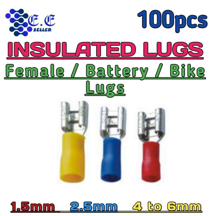 Bike horn Thimble, Bettery lugs Femle wire Thimble 100pcs Mix sizes 1.5mm, 2.5mm 4mm to 6mm