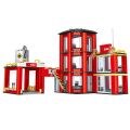 COGO: FIRE STATION BLOCKS (862 PCS) (4177). 