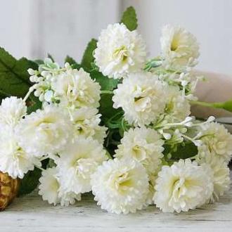 Artificial Lilac Silk Flowers Head Plant Bouquets Party Wedding Home Decor off white