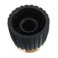 EITGZWAS 30Pcs Guitar AMP Amplifier Knobs Push-on Black+Gold Cap for Marshall Amplifier. 