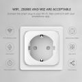 EU Plug WIFI Wireless Smart Wifi Plug Socket Can Turn Electrical Devices On/off From Anywhere/Support Different APP And Share Control. 