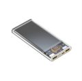 Battery Storage Box - Quick Charge - DIY Power Bank Case for Polymer 1260110  Battery Holder - Fast Charging PD22.5W -  Alloy Case 20000mA. 