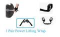 Lifting wrap Gym Exercise Weight Lifting Straps wrist grip on rod slap wraps neoprene cotton rod grip wrap. 