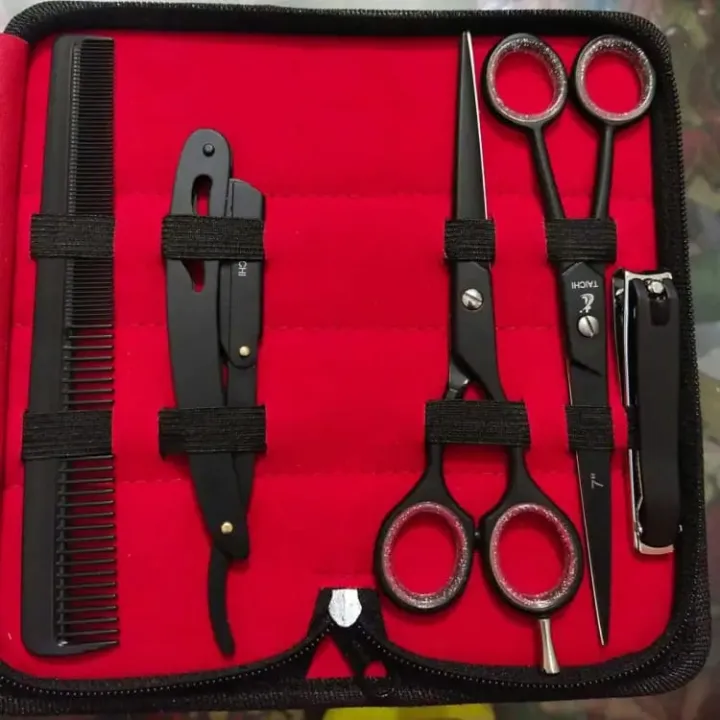 Complete%20Hair%20Cutting%20Experience%20Premium%20Quality%20Hairdressing%20Double%20Black%20Scissors%20Set%20for%20Barber%20Salons%20-%20Image%202