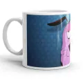 Courage the Cowardly Dog Design Printed Coffee Mug Customized Print Personalized Ceramic High Quality Material Cups by Favourite Plus. 