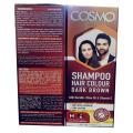 Cosmo Hair Color Shampoo 200 Ml Dark Brown. 