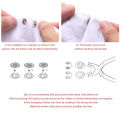 New Arrival Imported Quality 25 Metal Snaps Buttons with Fastener Pliers Tool Kit Five Buckle Set Sewing Free Buttons Set for Diy Crafts. 