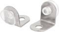 Shelf Support with Suction Rubber and Screw for Glass, Wood, Arylic - Right Angle. 