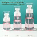 New 30/60/100ml Travel Split Bottle Reusable Empty Soap Dispenser Transparent Squeeze Bottle Travel Accessories. 