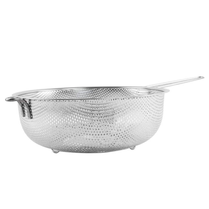 Strainer%20for%20Rice%20Fruit%20Vegetable%20with%20Long%20Handle%20Stainless%20Steel%20-%20Silver%20Medium%20Size%20-%20Image%205