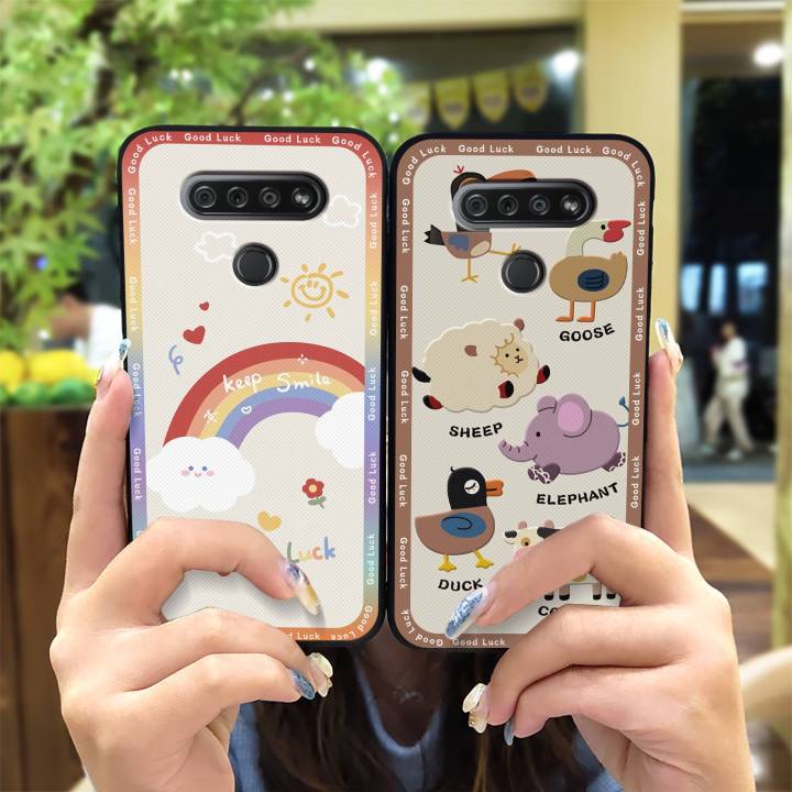 Back Cover Fashion Design Phone Case For LG K51/Reflect/L555DL Dirt-resistant Cute Waterproof Anti-knock Shockproof TPU