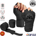 Pair of Hand wraps, Boxing Patti, 5 meters, Black Color, Boxing Hand Wraps, Bandage for Boxing, Writs Wraps, Hand Wrap Bandages, Bandage for Boxing, Karata Martial Arts Patti, mma patti, Kickboxing Handwraps, , AAI Store. 