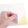 Blank Handwriting Can Paste Name Number Stickers, Sticker Labels, Self-Adhesive Labels, White, Small Durable Easy to Use White. 