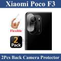 2Pcs Xiaomi Poco F3 Back Camera 9H Gorilla Flexible Protector For Xiaomi Poco F3. 
