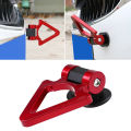 Decorative / Dummy Towing Hook Front Side Fitting Plastic Material Universal Fitting Red Standard Quality Blister Pack Triangle Shape. 