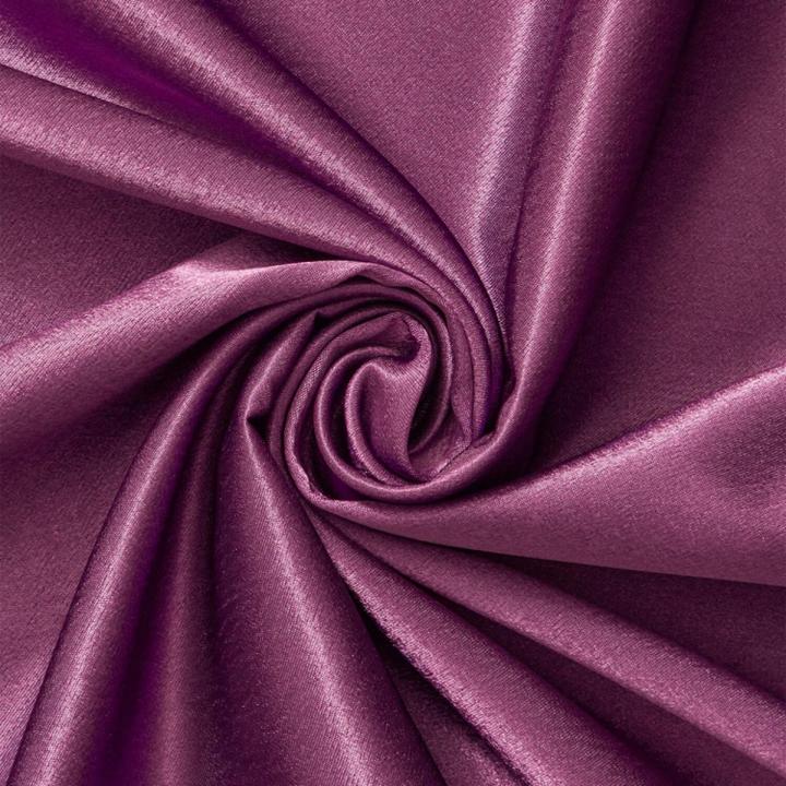 Purple Plain Pure Silk Fabric High Quality Satin Unstitched for Girls & women