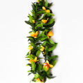 Luau Leis 3 Pcs  Flowers Tropical Hawaiian Lei Leaf Necklaces for Hula Costume and Beach Party. 