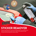 AeroPak Sticker & Adhesive Remover Spray – Easily Removes Stickers, Gum, Wax, Crayons, Labels, Glue & Tape From Multiple Surfaces – Fast Action Formula For Home, Office & Automotive Use (Imported 200ML). 