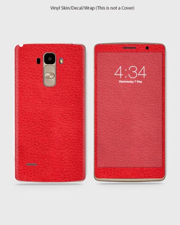Lg%20G4%20Phone%20Skin%20Front%20Back%20And%20Sides%20Red%20Classic%20Leather%20Texture%20Skin%20-%20Image%203