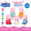 Peppa Pig Family Plush Toys - Soft Cuddly Stuffed Doll Cartoon Characters for Kids, Toddlers & Babies | Birthday Gift Items for Boys & Girls. 