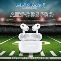 Lunar Airpods Pro Wireless Earbuds with 1year warranty, ENC Noise Cancellation, Built-in Mic, Bluetooth 5.3, Bass Sound, HiFi Stereo, Touch Control, Upto 5 Hours Battery, Android/iOS Compatible & Hands-Free Calls.. 