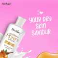 Honey Lotion  Natural Skin Moisturizer  Natural belnd of Almond and Shea Butter  for hand and body  perfect for Winter  Presentation in 200ml  Natural Product by Herbion. 