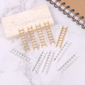 2pcs Metal Ladder Stairs Model Micro World Bonsai Fairy Garden Dollhouse Landscape Miniatures. 