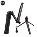 3 Way Grip Waterproof Monopod Selfie Stick For Gopro Hero 5 6 4 Black Session SJ4000 for Xiaomi Yi 4K Sports Camera Tripod Stand. 