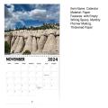 2024 Wall Calendar 2024 Nature's Cock Shots Calendar Monthly Planner with Extra Writing Space Thickened Paper Hangable Design Funny Calendars for Southeast Asian Buyers to December 2024 Calendar. 