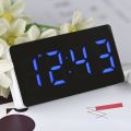 【HOT】 Mirror Table Clock Multifunctional Digital Alarm Snooze Display Time Night LED Light Desk Desktop Home Decor Gifts For Children. 