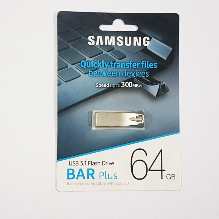 USB%203.1%20Samsung%2064%20GB%20(upto%20300MB/s%20read%20speed)%20BAR%20plus%20-%20Image%202