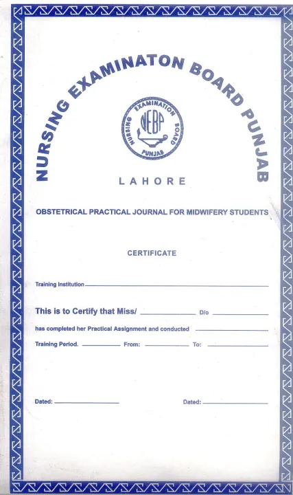Practical Note Copy Practical Note Book for LHV (1st Year Students) | Daraz.pk
