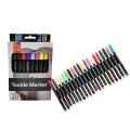 Panda Online T-Shirt Permanent Fabric Paint Marker Pen Textile Marker Clothes Shoes DIY 20 Colors Fine Tip. 