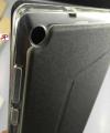 T230 Samsung Tab 4 7" Book Cover Folio. Full Tablet Cover Black And Red. 