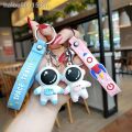 Cartoon key chain✐Cartoon cute keychain female ins net red couple car key chain ring ring doll pendant school bag pendant male. 