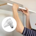 10Pcs Shelf Studs Pegs With Metal Pin / Shelves Brackets Non-slip Fixed Studs Peg / Punching-free Wardrobe Glass Plate Holder / Shelf Support Seperator Partition Nail. 