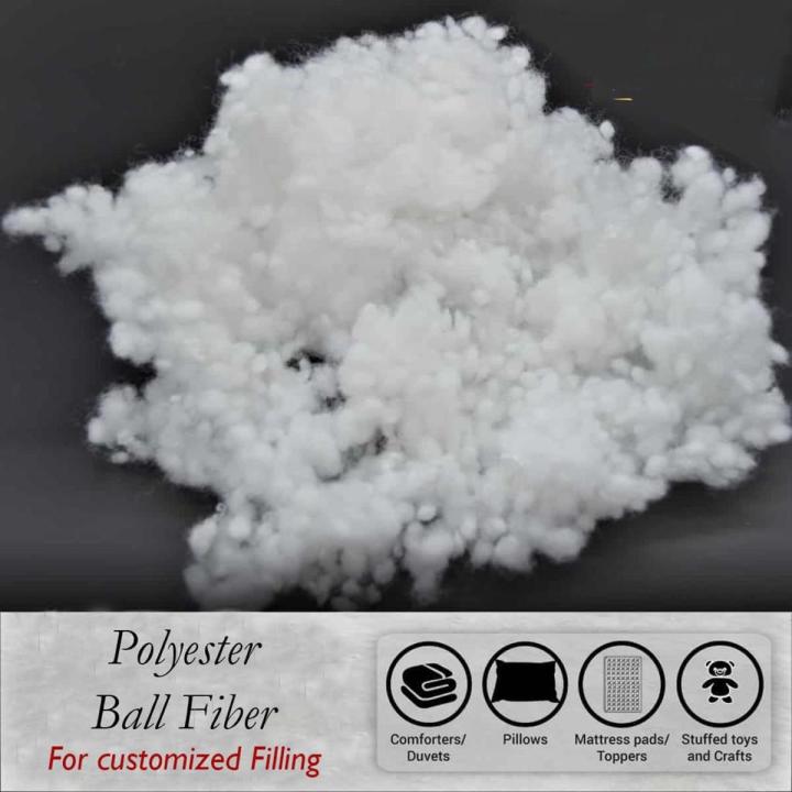 Ball Fiber - Korean White Loose- Polyester Fiberfill Stuffing/Filling Toys Quilts Pillow Craft Filler Cotton