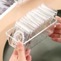 50/84/160Pcs Transparent Jewelry Storage Book With Buckle / High Quality Crystal Jewelry Anti-Rust Ziplock Sealed Bag / Dustproof Anti-oxidation Clear Jewelry Storage Box. 
