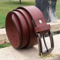 Premium Brown Leather Belt. 