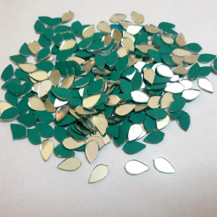 400 Pcs Tiny Drop Shape DIY Small Craft Mirrors,  Shape Mirror