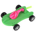 Children Science Educational Balloon Power Car Model Handmade Diy Toy. 