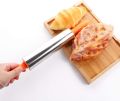 Stainless Steel Rolling Pin with Plastic Handles, Dough Roller for Pizza, Baking, Belan, Belana, Belna, Pie and Cookie with Plastic Handle & Nonstick Surface Roller, Essential Kitchen Utensil Tools Gift Ideas for Bakers -Traditional Pins 10" inch Barrell. 
