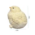 Handmade Yellow Big Chicken Plush Silicone Squishy Pinching Toys Cute Hen Chicks Taba Squeezing Toy Fuzzy Release Hand Stress. 