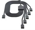 Cooler Master 1-to-5 ARGB Splitter Cable 5V  Support 3-pin Addressable RGB - LED Sync Cable. 