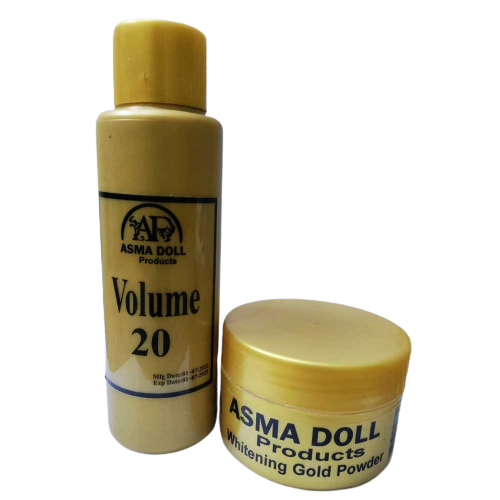 Asma Doll Gold Skin Polish 500ml Volume 20 Blonder Gold 150 grm for men and women