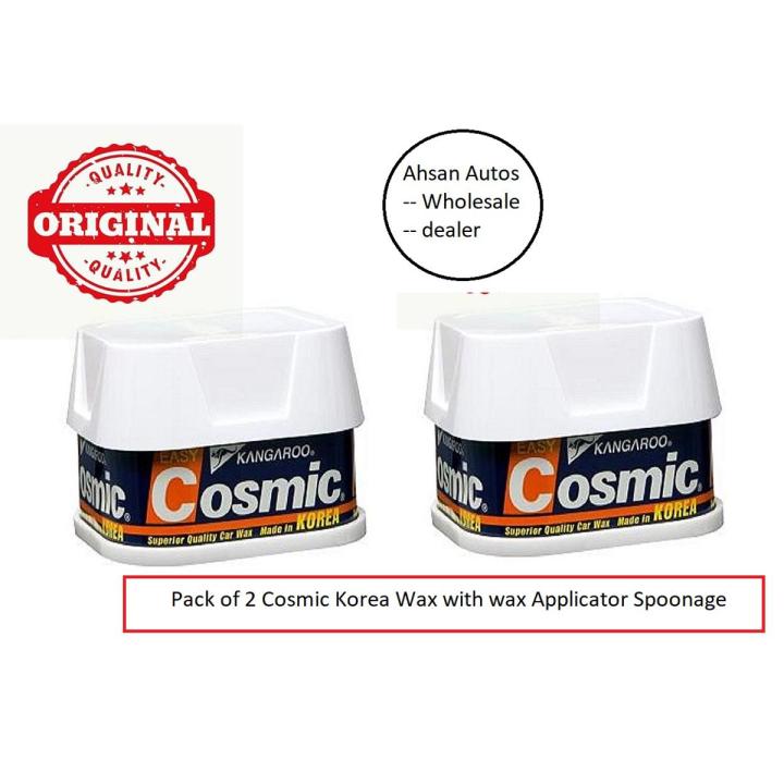Cosmic Hard wax Made in Korea with Applicator sponge inside Pack of 2