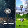 Snowfall LED Lights IP65 Waterproof Mini Christmas Snowflake Projector Lamp Indoor Outdoor New Year Decoration Light with RF Remote & Timer(High Brightness). 